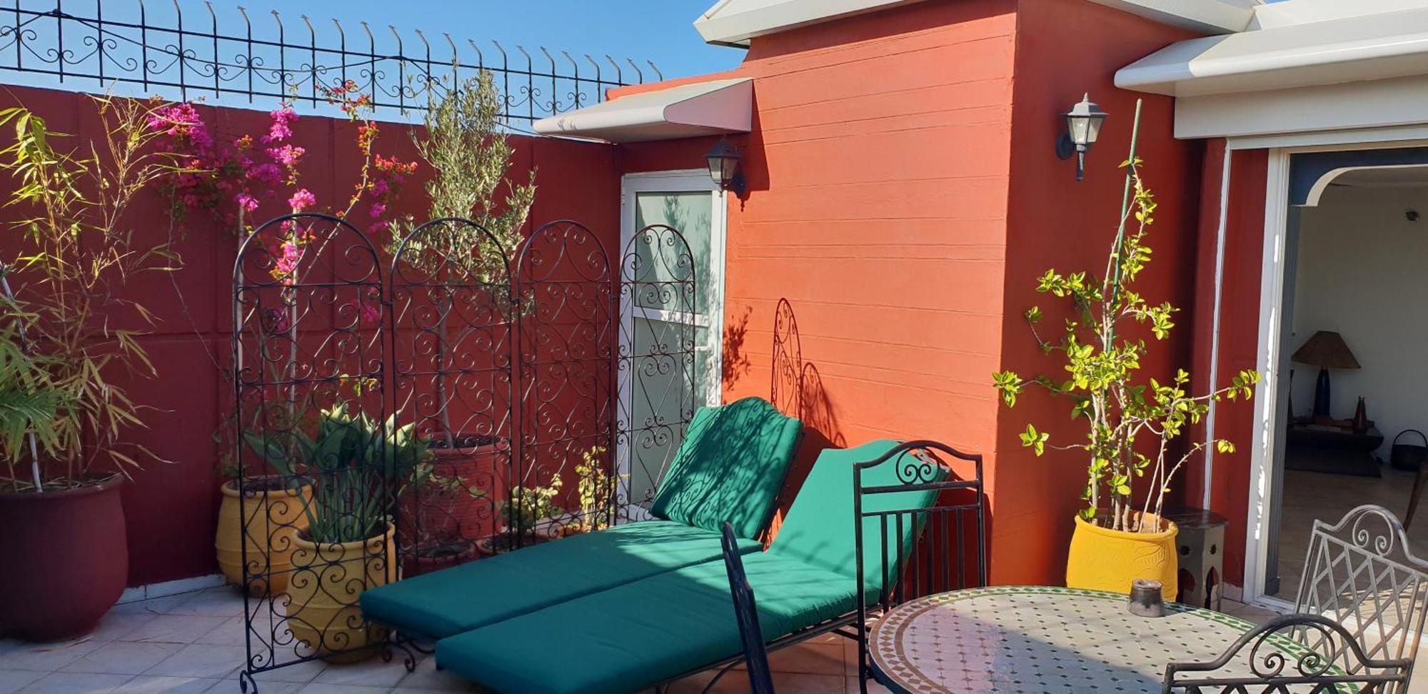 Appartement Agreable Avec 2 Tres Belles Terrasses Au Coeur De 拉巴特 外观 照片